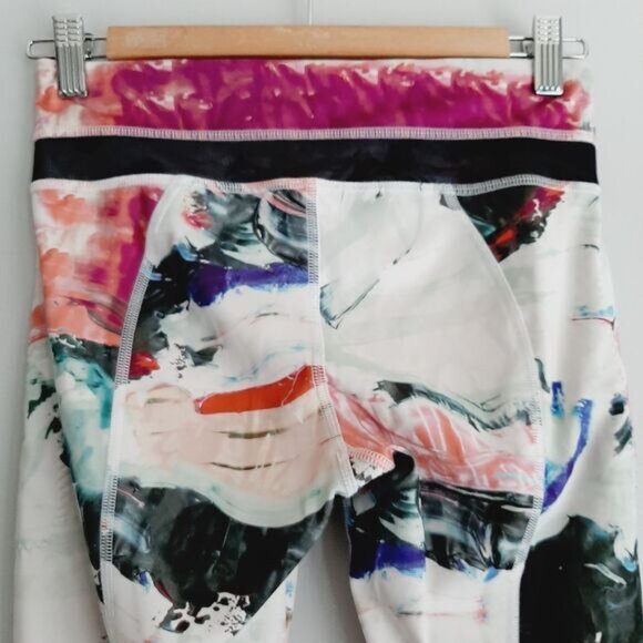 LULULEMON Inspire Tight II Full-On Luxtreme & Mesh Tight Leggings Abstract Sz 4 - Picture 11 of 16